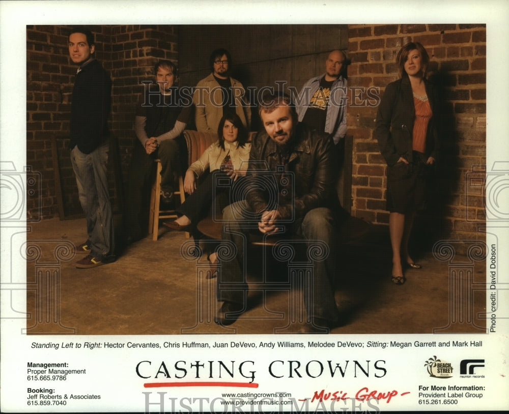 2006 Press Photo Casting Crowns Christian music group. - hcp03040- Historic Images