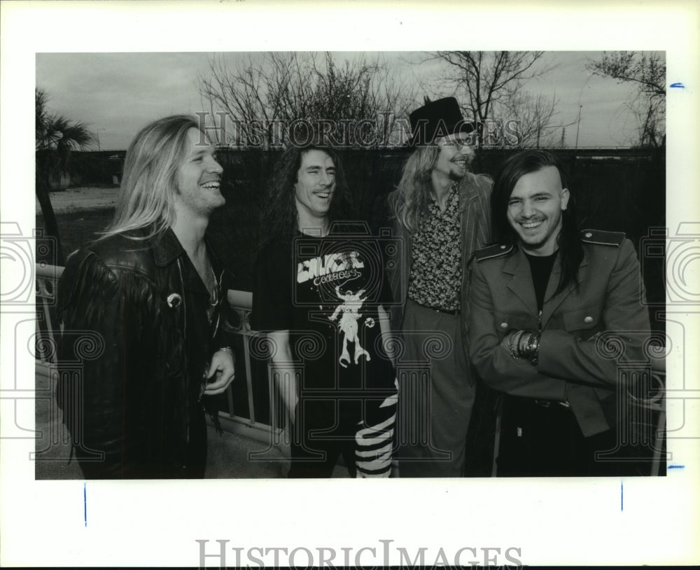 1990 Press Photo The Galactic Cowboys rock music group. - hcp03043- Historic Images