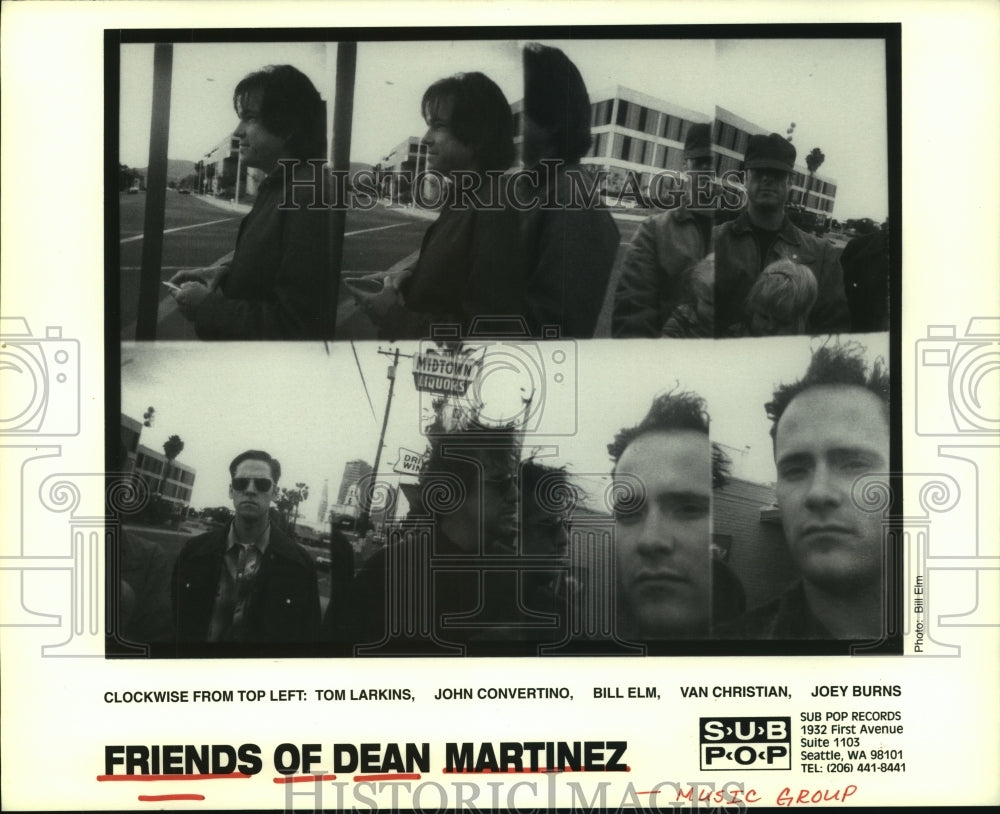 1996 Press Photo Members of &quot;Friends Of Dean Martinez&quot;. - hcp03097- Historic Images