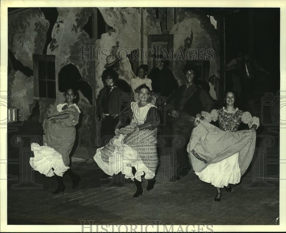 1979 Press Photo Scene from &quot;The Lone Star&quot; musical, Texas. - hcp03168- Historic Images