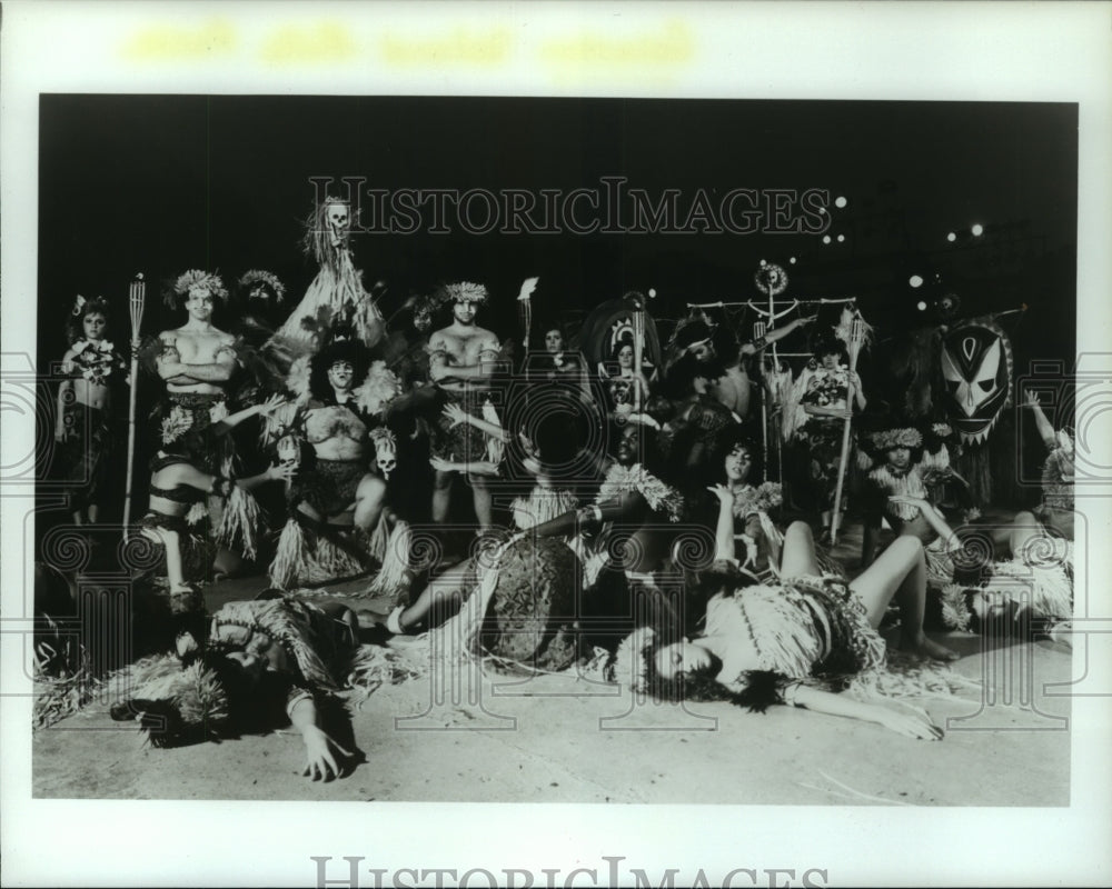 1989 Press Photo A play at Galveston Island State Park. - hcp03187- Historic Images