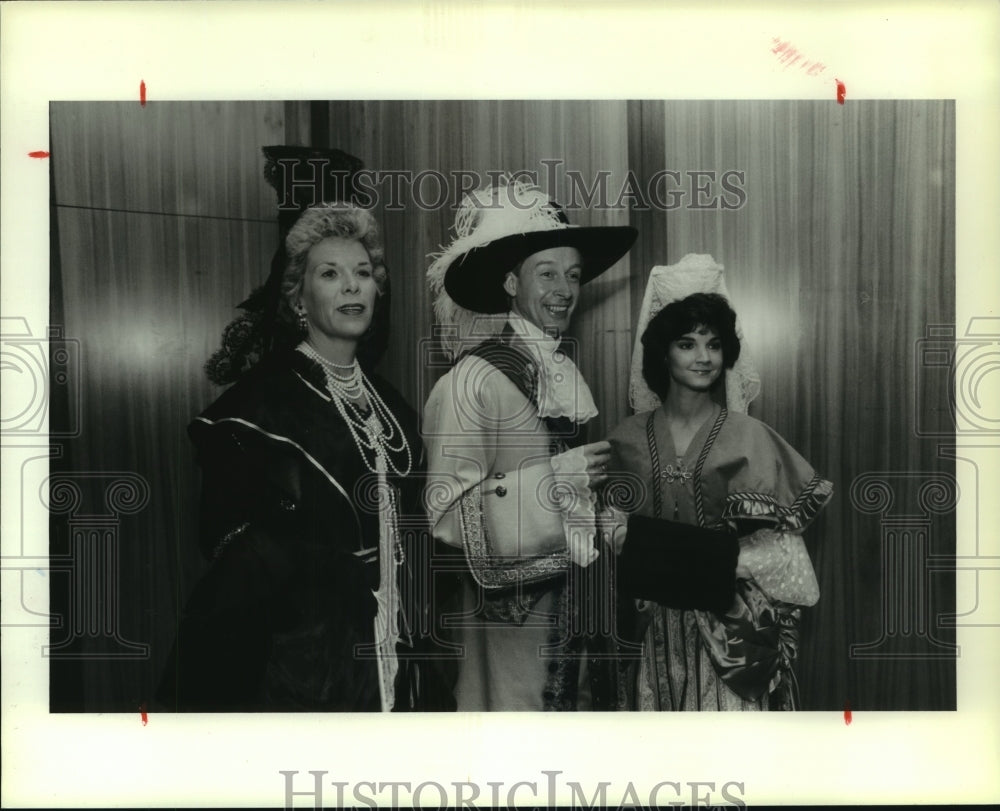 1987 Press Photo Cast of &quot;The Gondoliers&quot; at Wortham Theater Center in Houston.- Historic Images