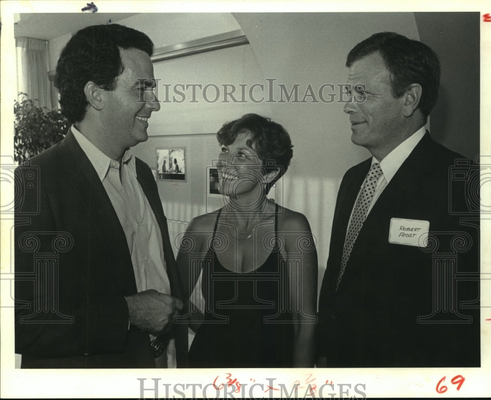 1994 Press Photo Chocolate Bayou Theater Company Board Members Meet at Party- Historic Images