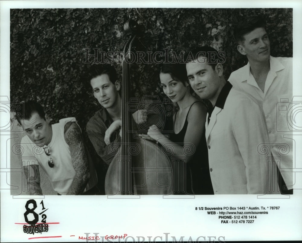 1996 Press Photo Members of music group &quot;8 1/2 Souvenirs&quot;. - hcp03244- Historic Images