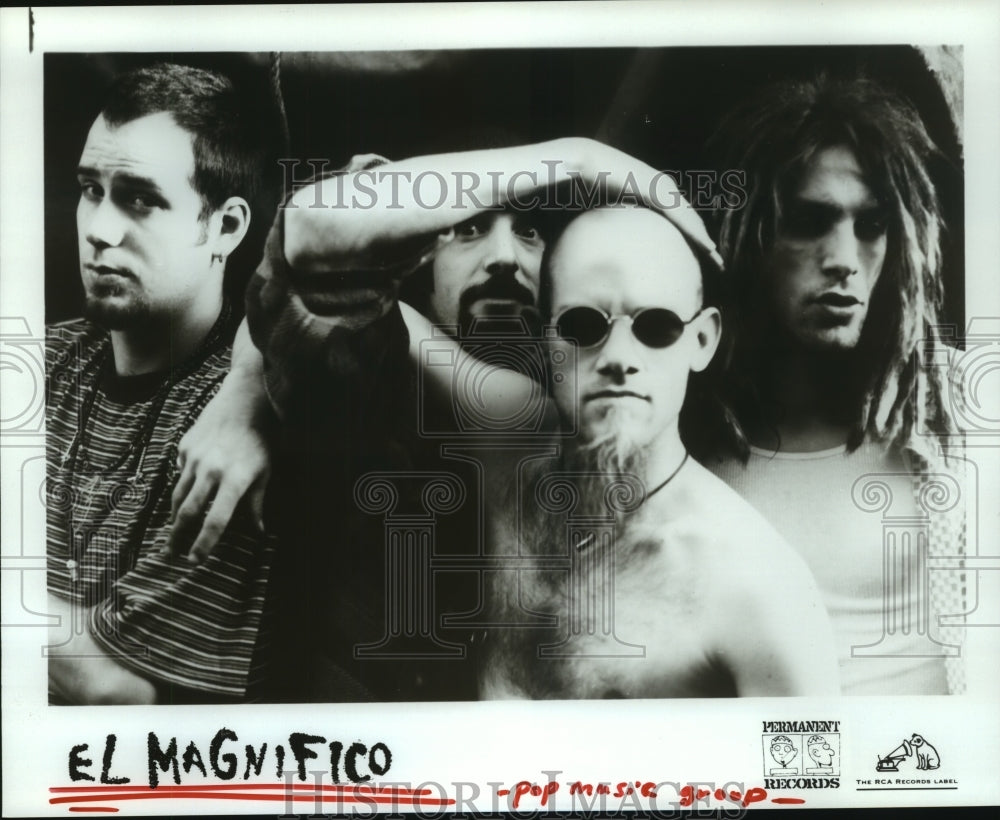 1994 Press Photo Members of pop music group &quot;El Magnifico&quot;. - hcp03249- Historic Images