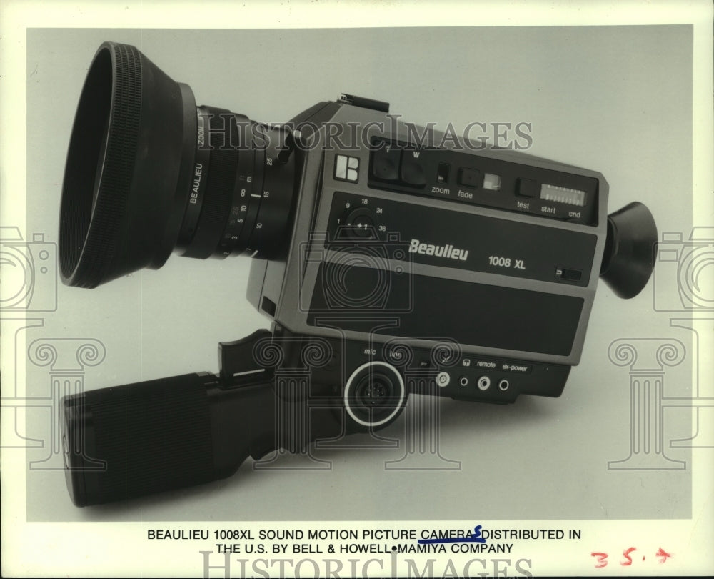 1978 Press Photo Beaulieu 1008XL Sound Motion Picture camera. - hcp03337- Historic Images