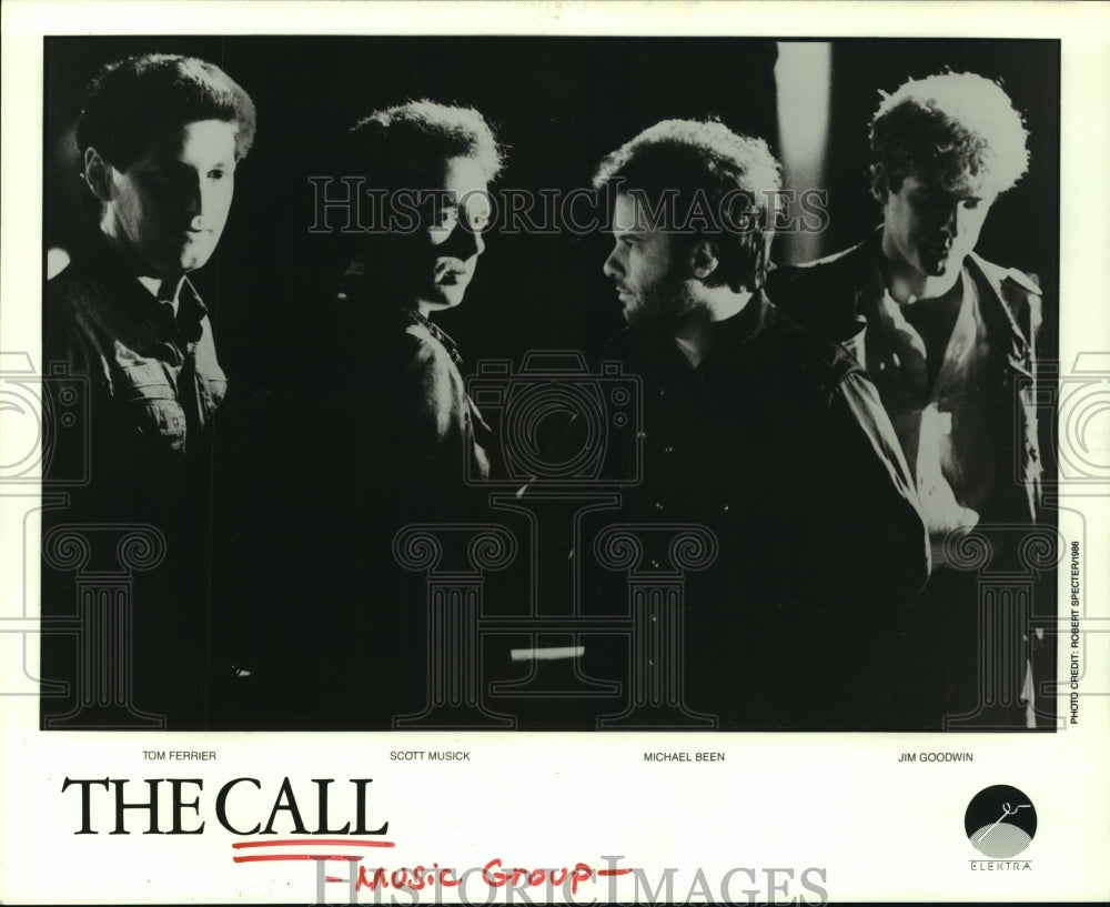 1986 Press Photo Members of the music group "The Call". - hcp03353- Historic Images