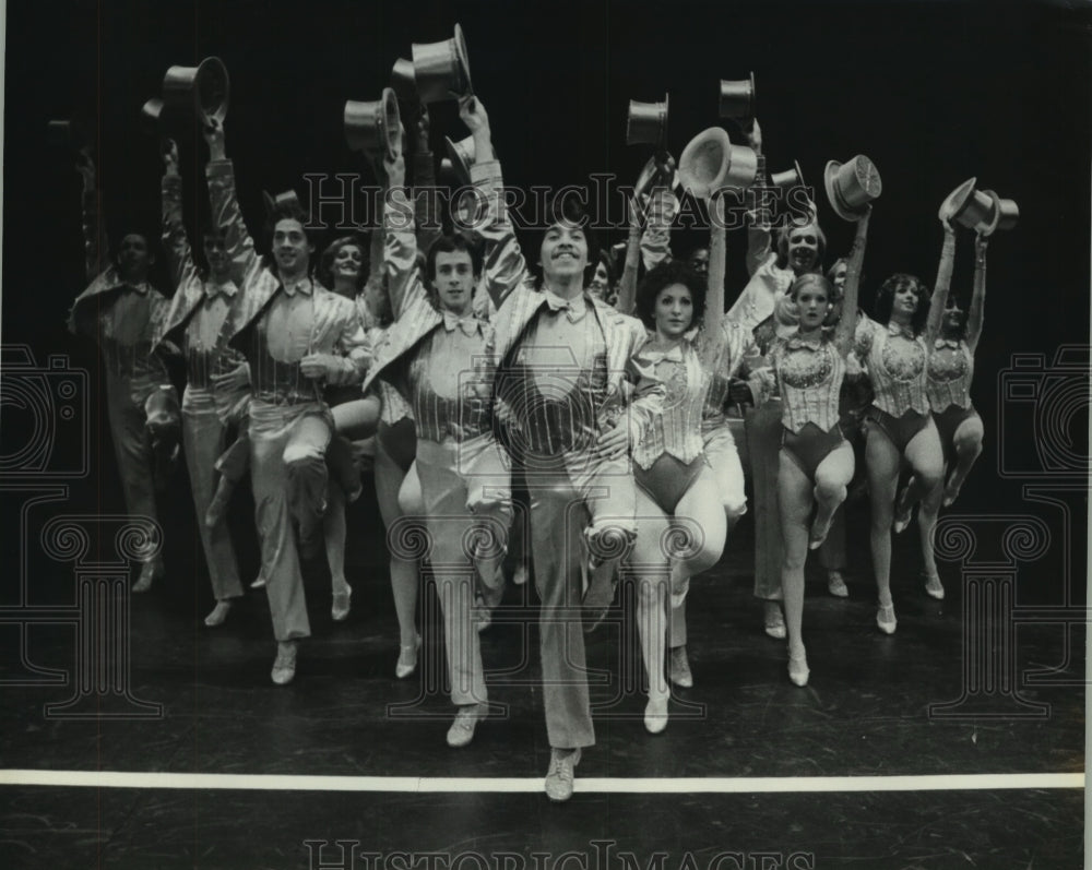 1978 Press Photo The grand finale of &quot;A Chorus Line&quot; at Music Hall. - hcp03402- Historic Images