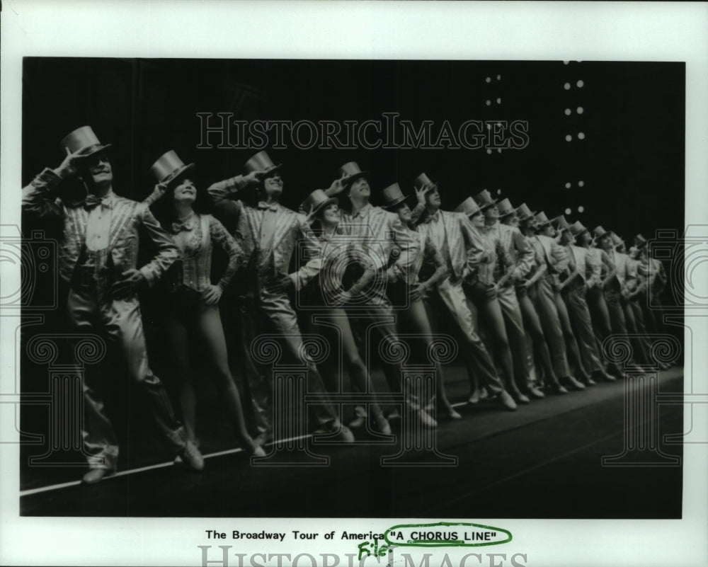 1994 Press Photo The Broadway Tour of America &quot;A Chorus Line&quot;. - hcp03406- Historic Images