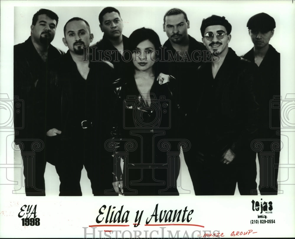 1998 Press Photo &quot;Elida y Avanta&quot; Music Group Tejas Records Promotion- Historic Images