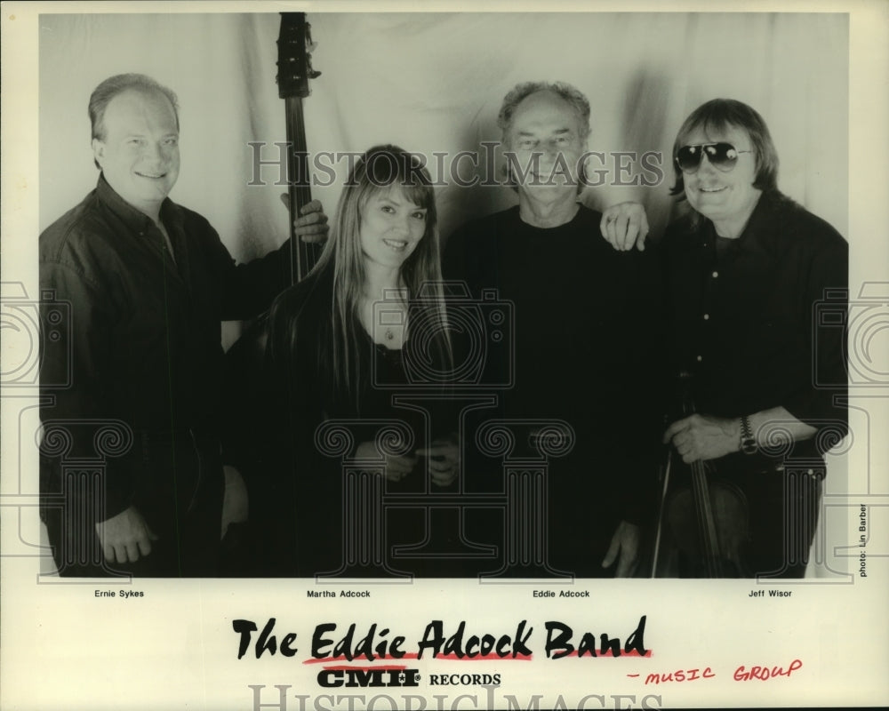 1995 Press Photo &quot;The Eddie Adcock Band&quot; Music Group, CMH Records Promotion- Historic Images