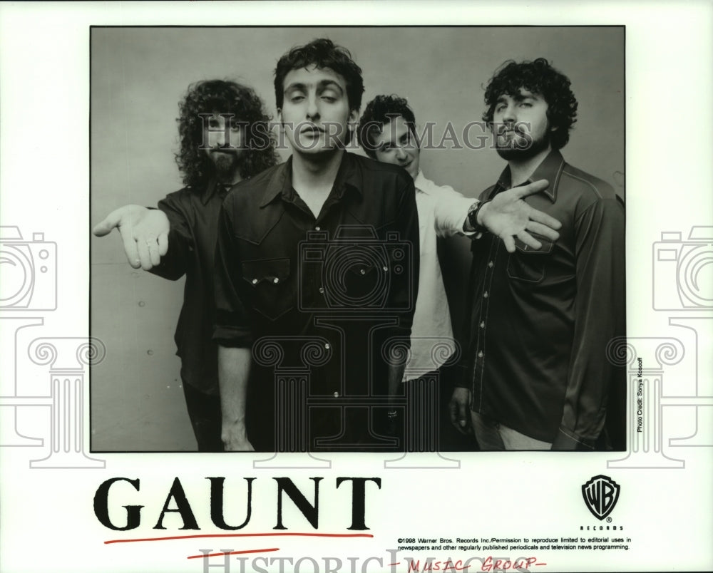 1998 Press Photo Members of music group &quot;Gaunt&quot;. - hcp03493- Historic Images