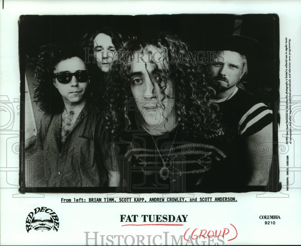 1992 Press Photo Members of the music group Fat Tuesday - hcp03532- Historic Images