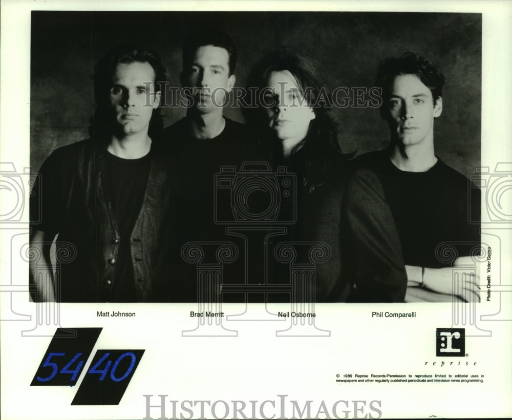 1989 Press Photo 54 40 rock music group. - hcp03548- Historic Images