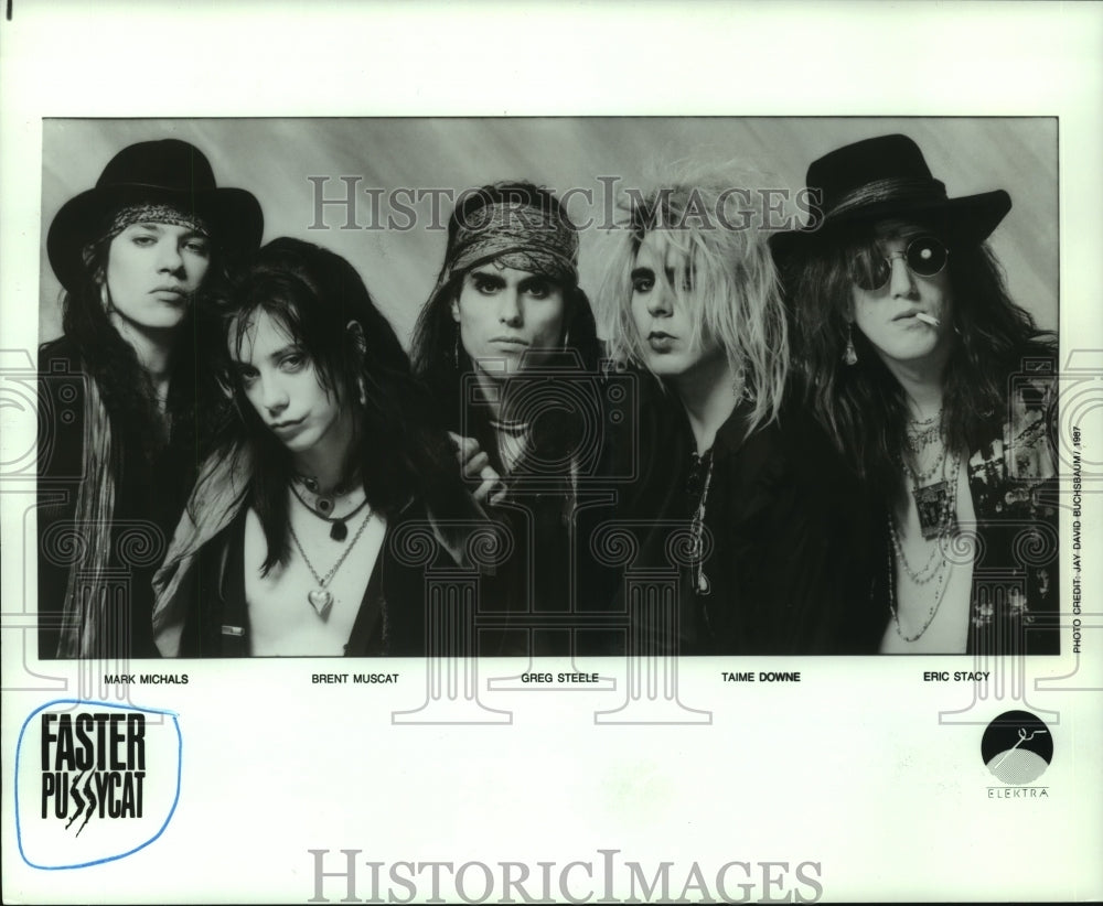 1987 Press Photo Faster Pussycat music group. - hcp03551- Historic Images