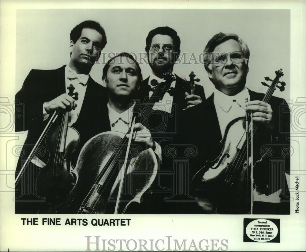 1987 Press Photo The Fine Arts Quartet music group. - hcp03564- Historic Images