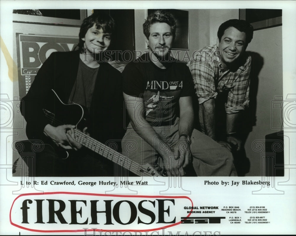 1989 Press Photo Firehose rock music group. - hcp03569- Historic Images