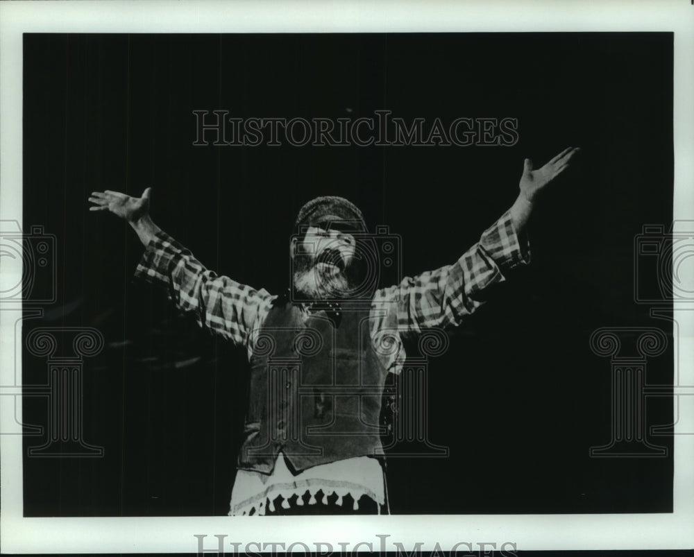 1987 Press Photo &quot;Fiddler on the Roof&quot; National Touring Company Play Scene- Historic Images