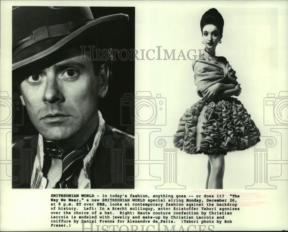 1989 Press Photo Looks featured, Smithsonian World TV Special &quot;The Way We Wear&quot;- Historic Images