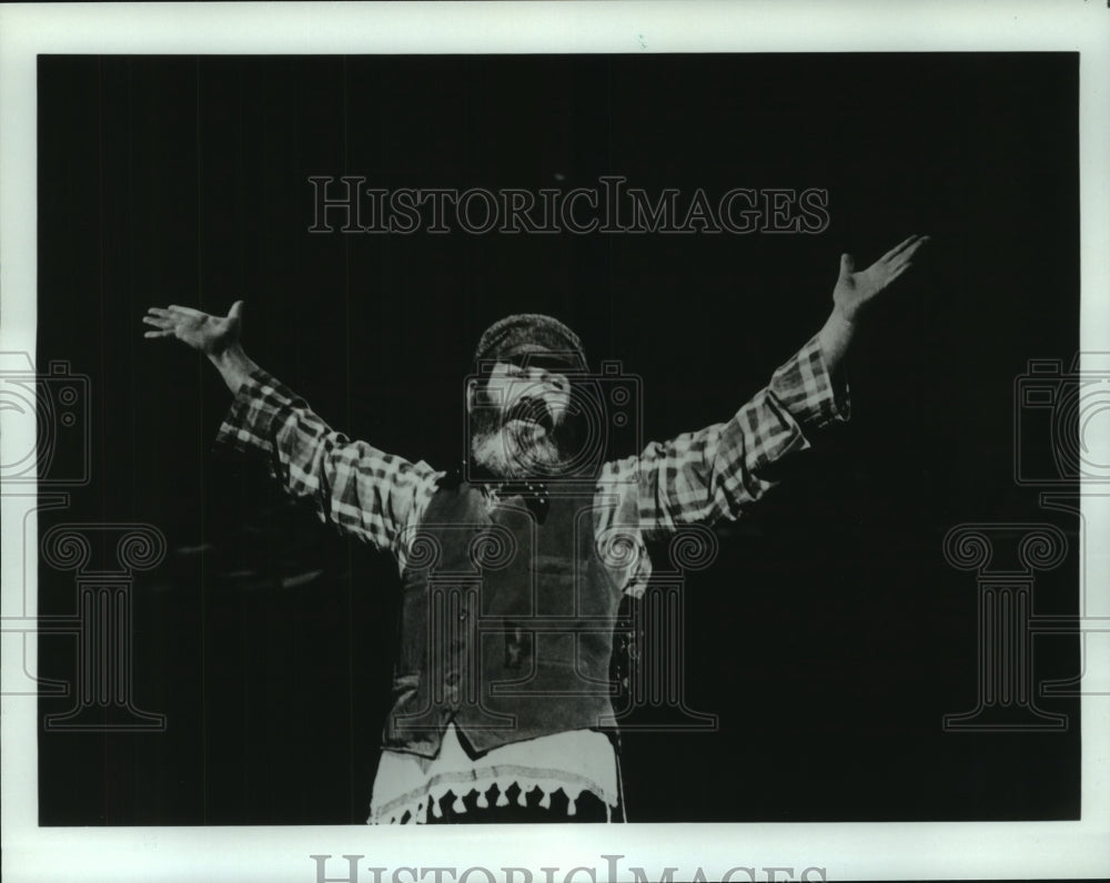 1989 Press Photo Herschel Bernardi acts in &quot;Fiddler on the Roof&quot; musical play- Historic Images