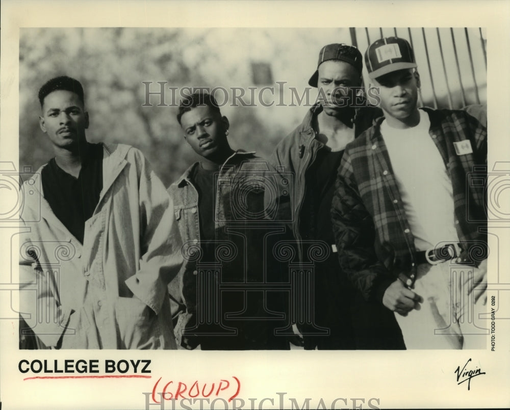 1992 Press Photo College Boyz music group. - hcp03661- Historic Images