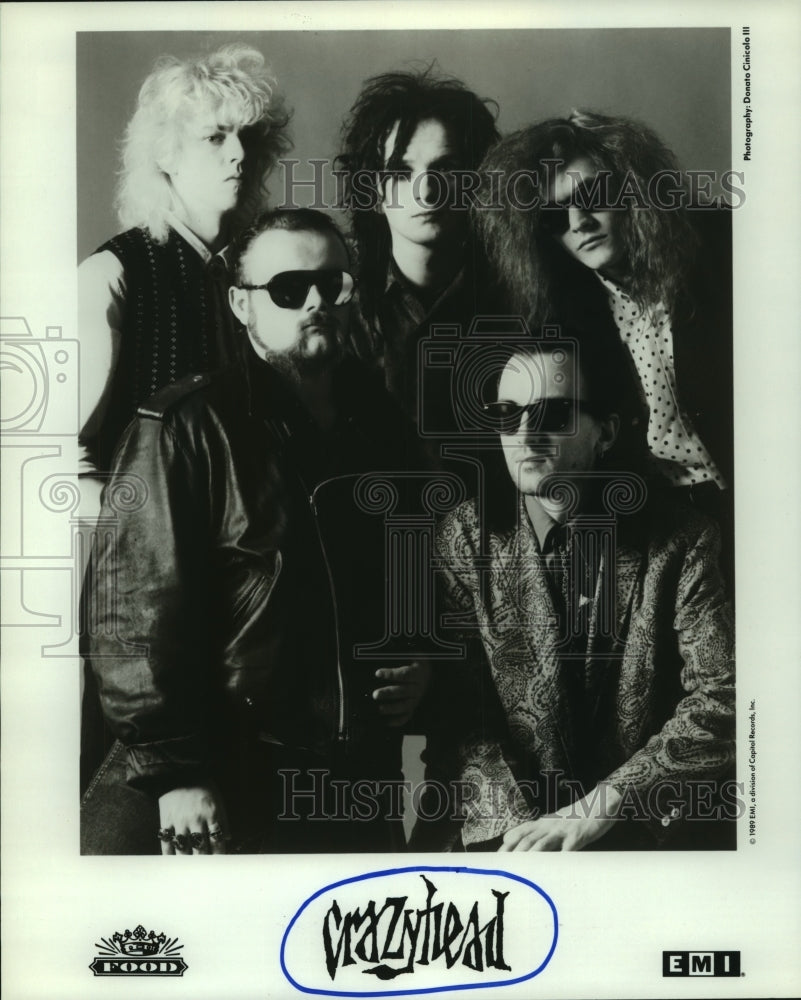 1989 Press Photo Members of the rock group Crazyhead - hcp03706- Historic Images
