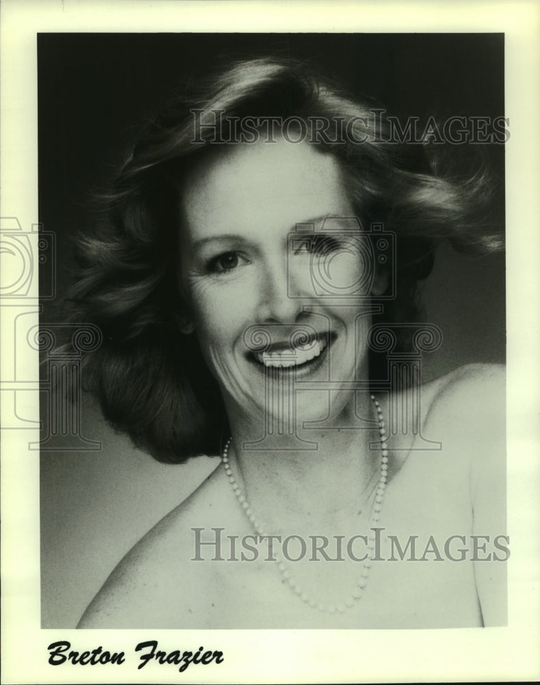 1988 Press Photo Breton Frazier of the Chocolate Bayou Theater of Houston- Historic Images