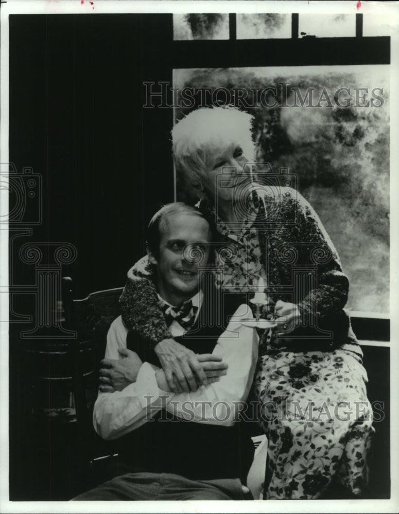 1992 Press Photo Charles Sanders and Bettye Fitzpatrick perform in Houston play- Historic Images