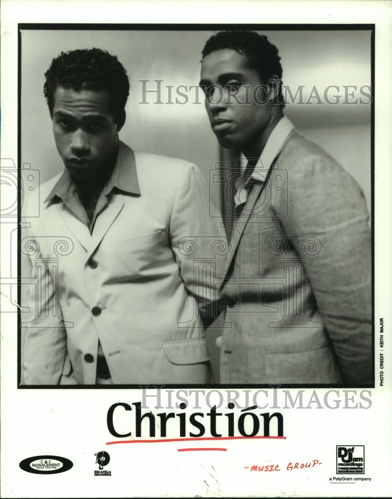 1997 Press Photo Members of the music group Christion - hcp03767- Historic Images