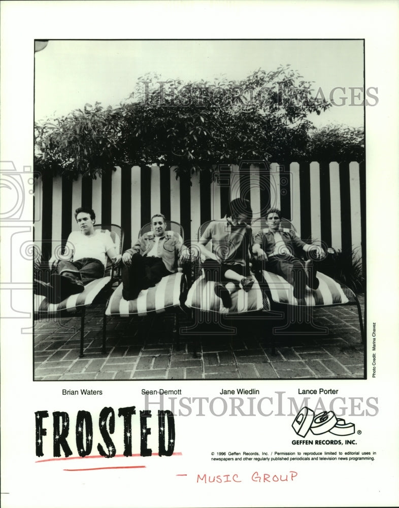 1996 Press Photo Members of the music group Frosted - hcp03846- Historic Images