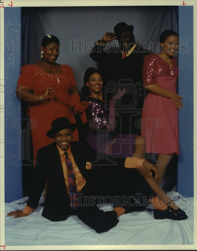 1993 Press Photo Cast of the production of Ain&#39;t Misbehavin&#39; in Galveston, Texas- Historic Images