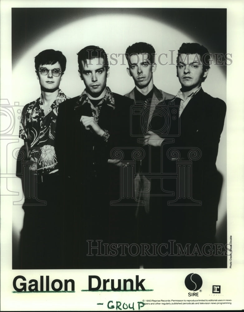 1993 Press Photo Members of the music group Gallon Drunk - hcp03897- Historic Images