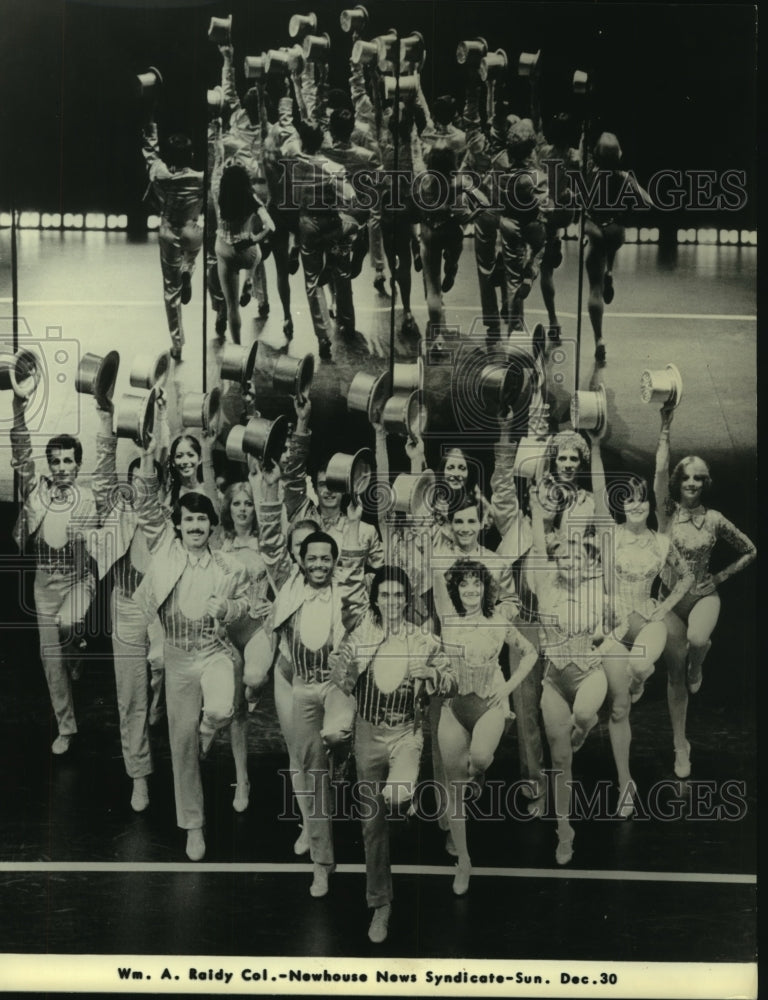 1980 Press Photo Cast members of the musical play "A Chorus Line" - hcp03921- Historic Images