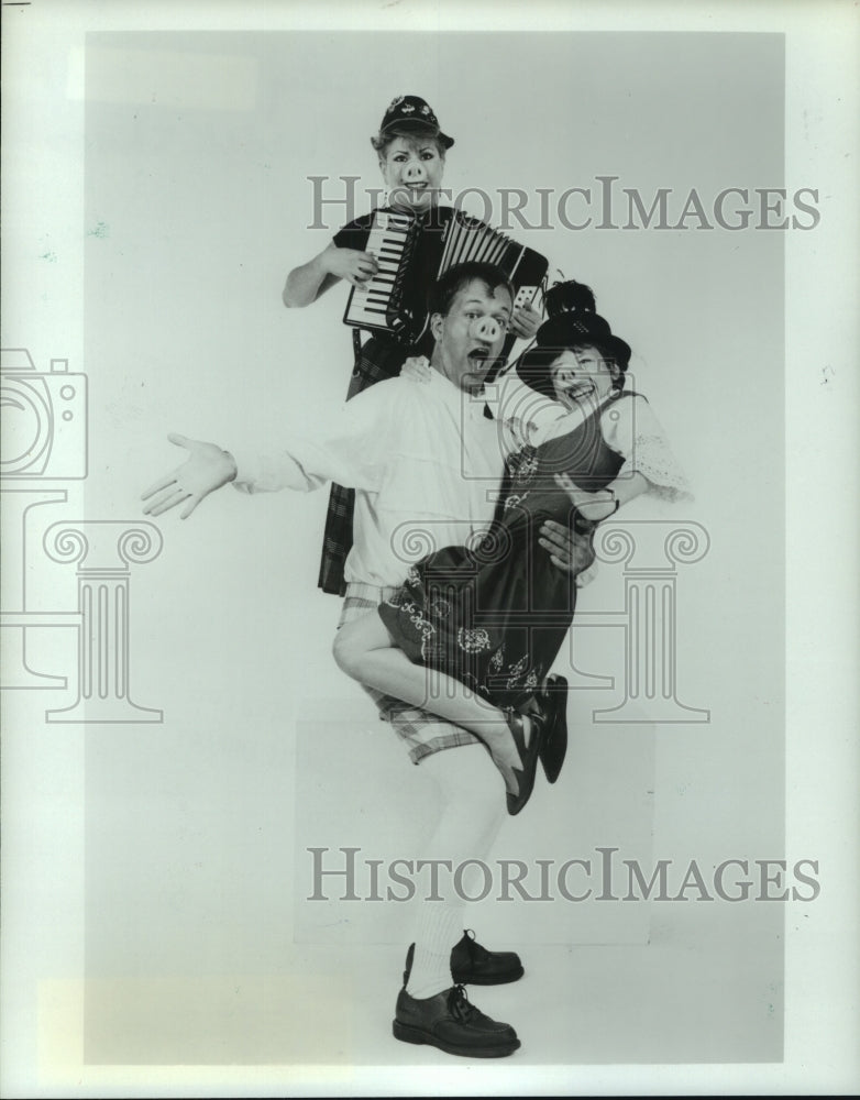 1985 Press Photo Cast at The Comedy Workshop in Houston. - hcp04013- Historic Images