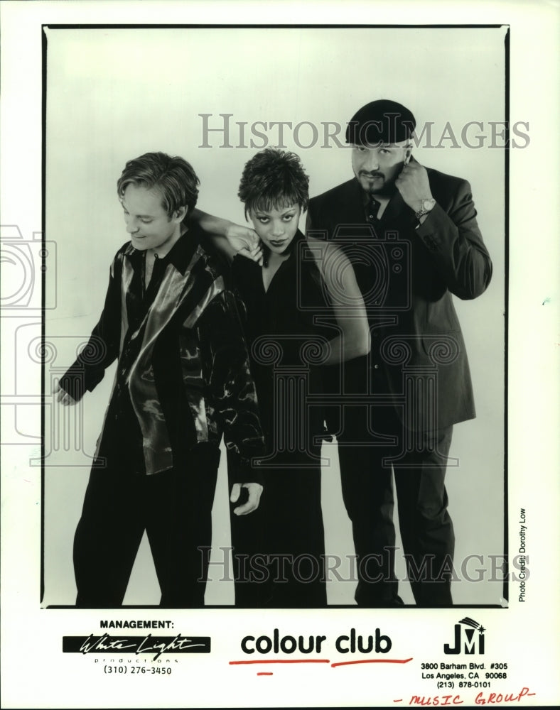 1997 Press Photo Members of music group "Colour Club". - hcp04026- Historic Images