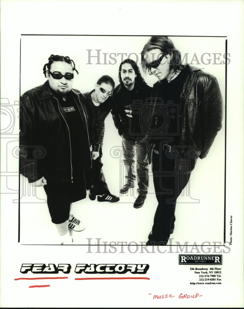 1997 Press Photo Music group Fear Factory. - hcp04225- Historic Images
