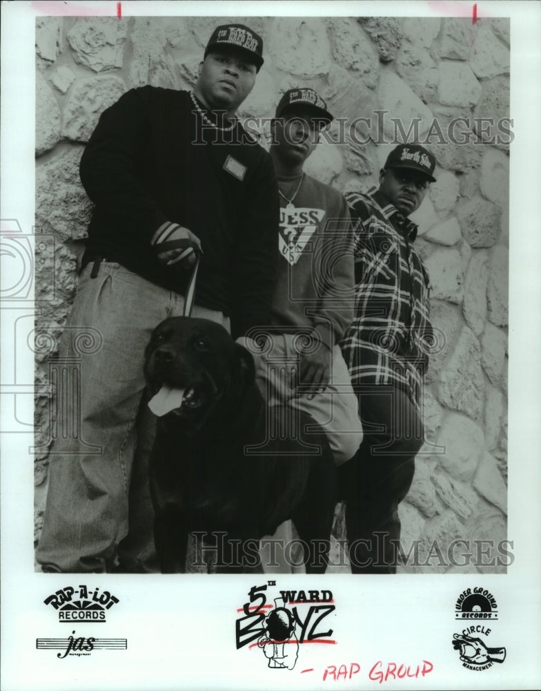 1994 Press Photo Rap group 5th Ward Boyz. - hcp04230- Historic Images