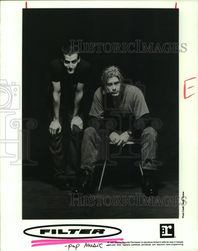 1995 Press Photo Pop music group Filter. - hcp04231- Historic Images