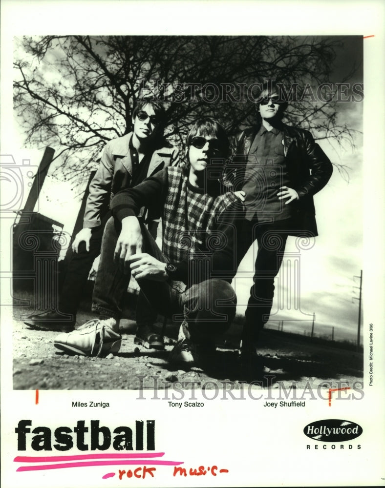 1997 Press Photo Members of rock music group &quot;Fastball&quot;. - hcp04241- Historic Images