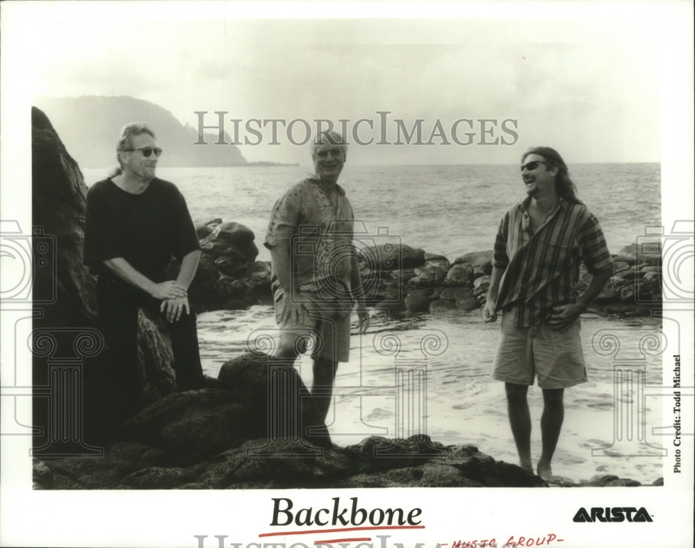 1998 Press Photo Members of the music group Backbone - hcp04322- Historic Images