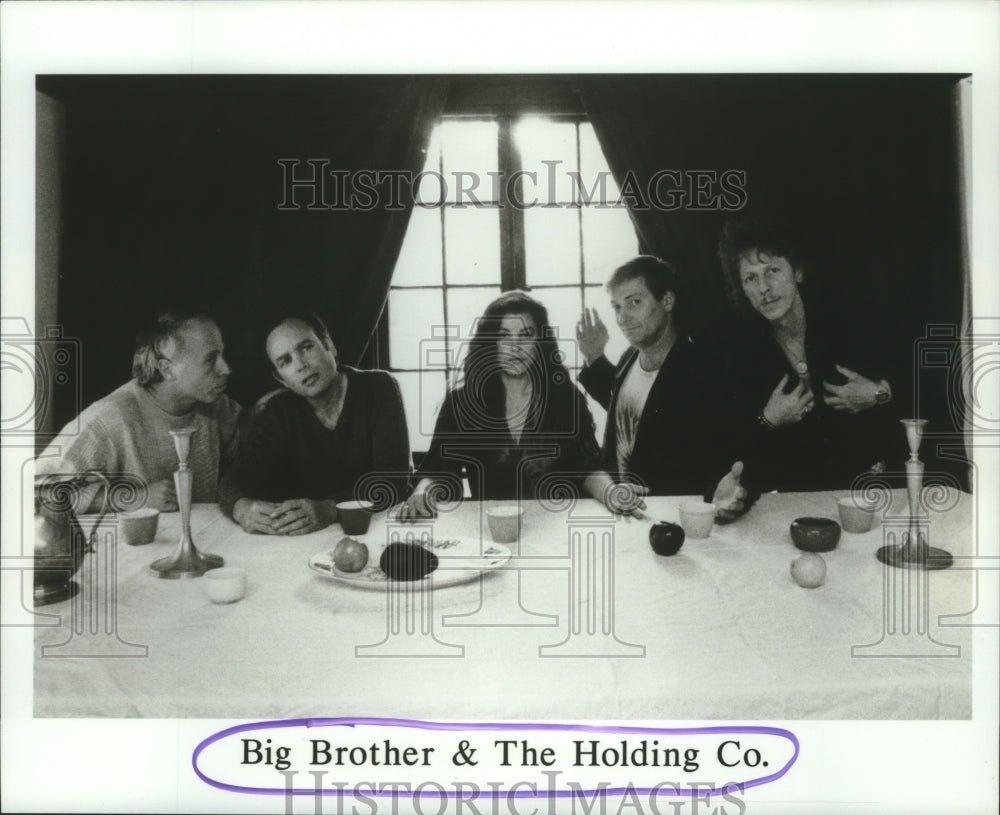 1989 Press Photo Members of the rock group Big Brother &amp; The Holding Company- Historic Images