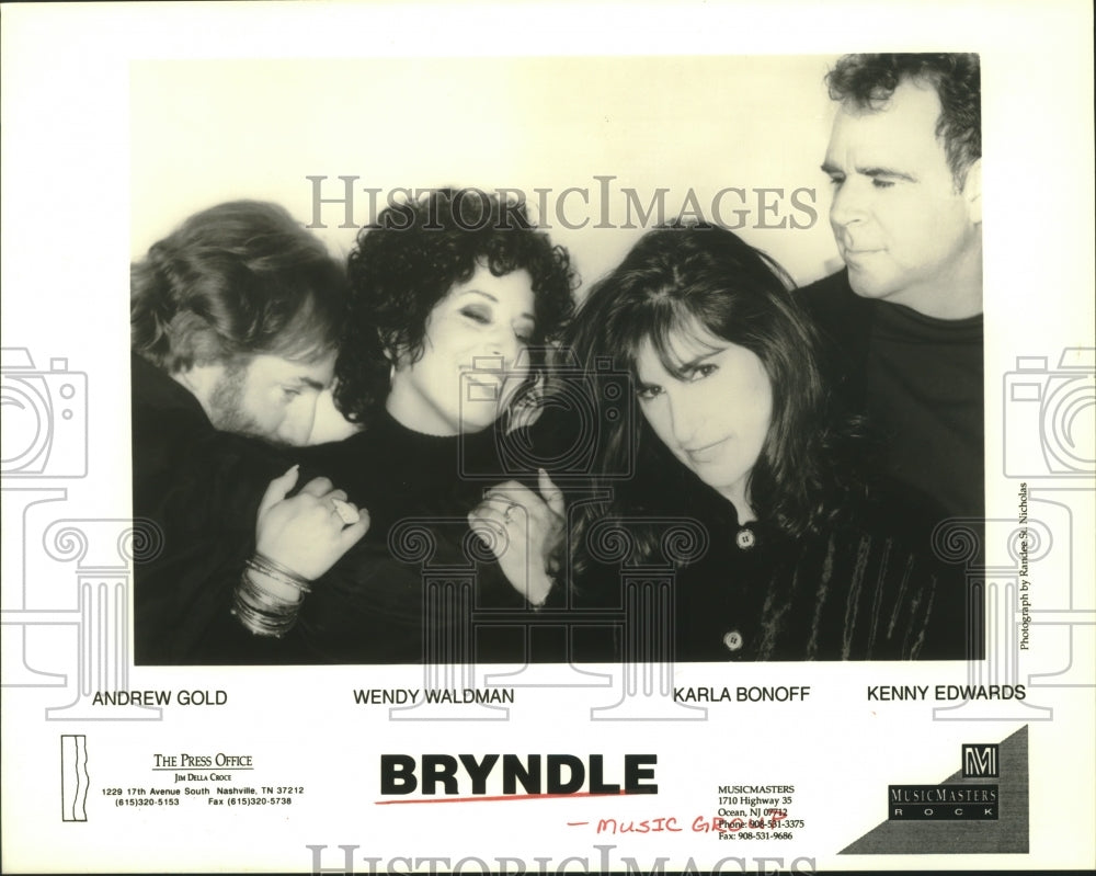 1995 Press Photo Members of the music group Bryndle - hcp04384- Historic Images