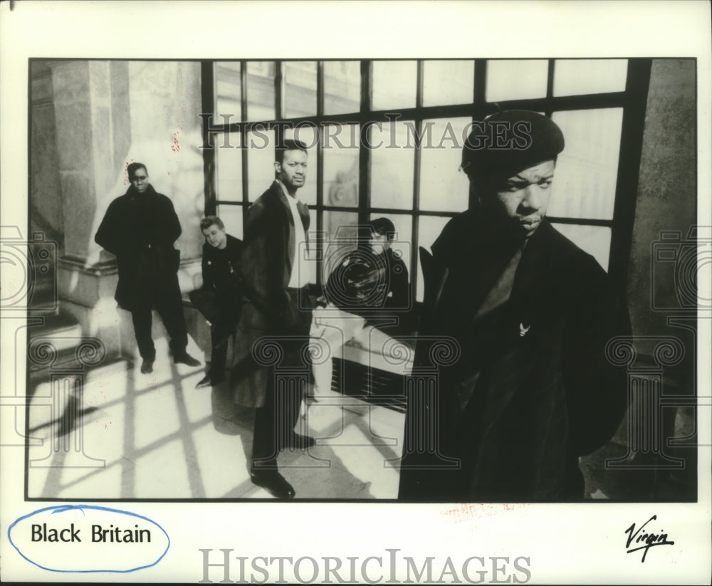 1987 Press Photo Music group &quot;Black Britain&quot; - hcp04388- Historic Images