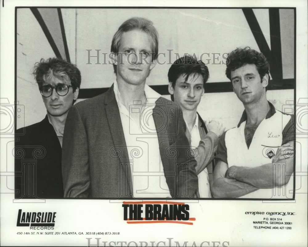 1983 Press Photo Members of the pop music group The Brains - hcp04404- Historic Images