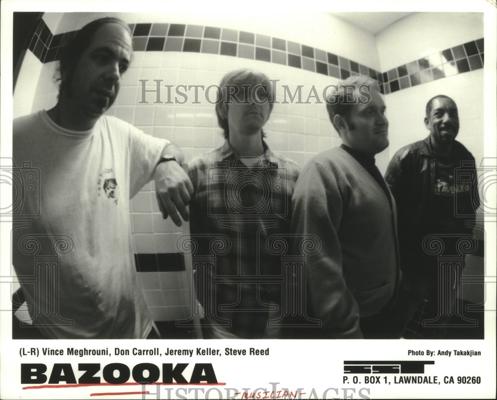 1997 Press Photo Members of the music group Bazooka - hcp04414- Historic Images