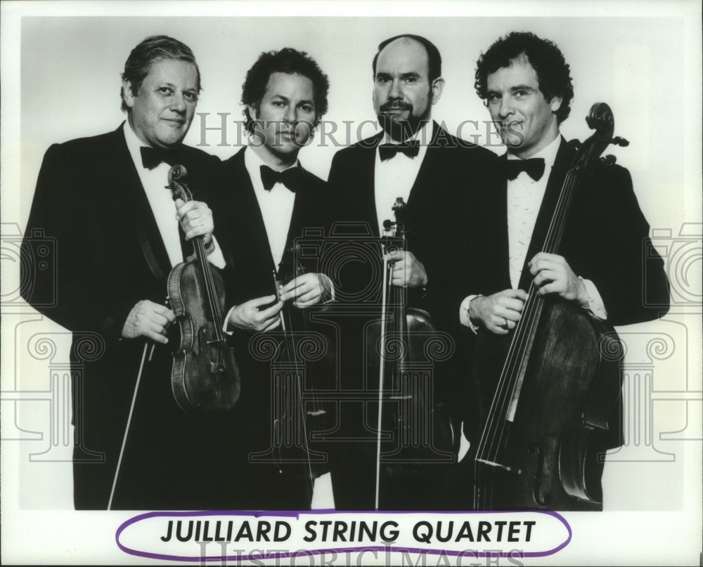 1988 Press Photo Members of the Juilliard String Quartet - hcp04504- Historic Images