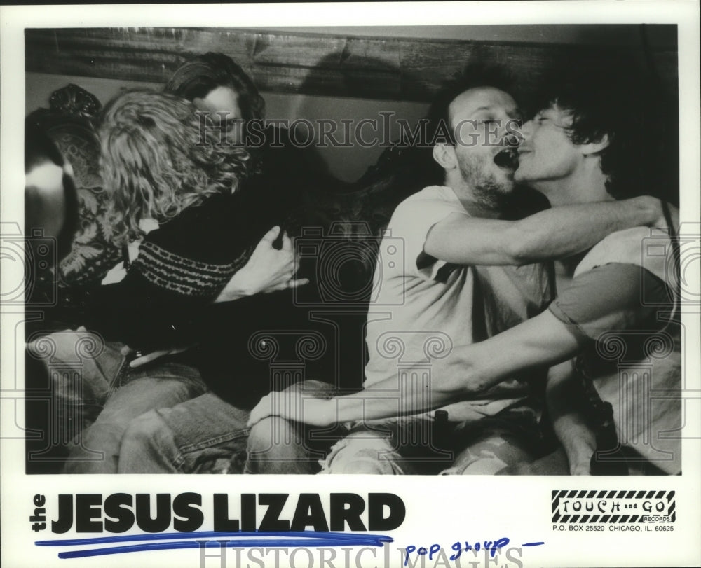 1991 Press Photo Members of the pop music group The Jesus Lizard - hcp04534- Historic Images