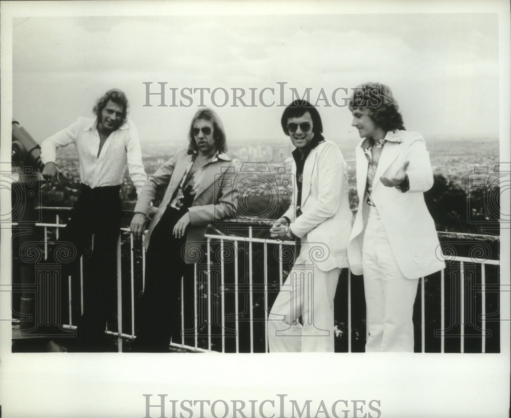 1981 Press Photo Members of the pop music group Jigsaw - hcp04550- Historic Images