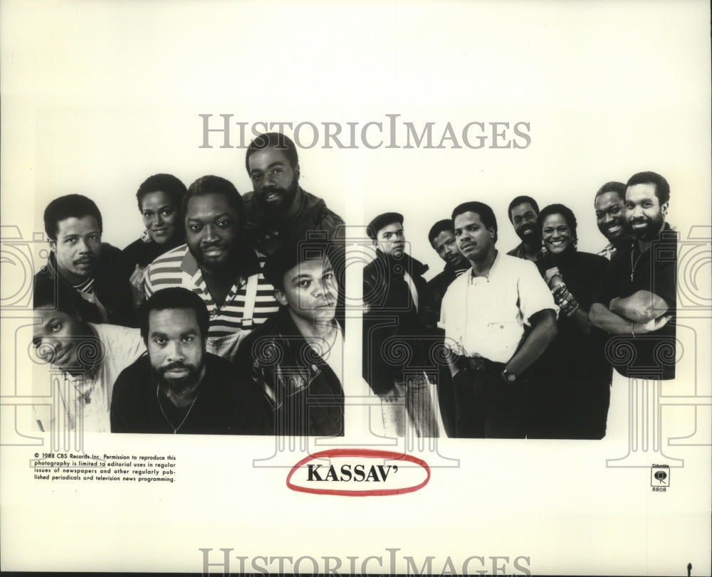 1988 Press Photo Members of the music group Kassav&#39; - hcp04582- Historic Images