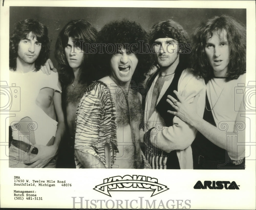 1982 Press Photo Members of the pop music group Krokus - hcp04614- Historic Images